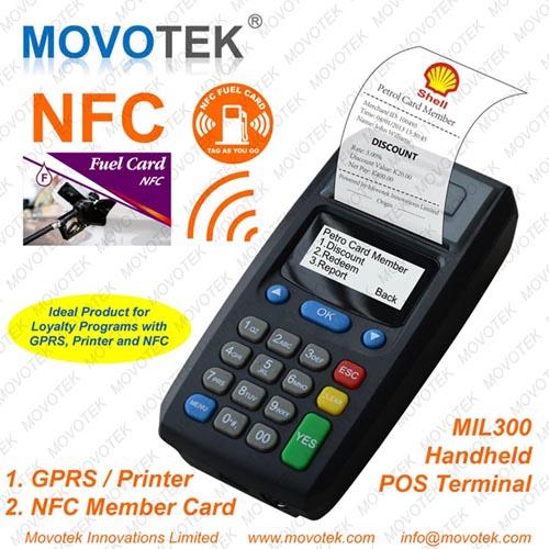 Drucker GPRS Movotek GPRS Terminal-SMS Drucker Position für Mitgliedskarte-Sendezeit topup