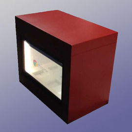 Rote/weiße hohe Helligkeit transparenter LCD-Werbungs-Anzeigen-Schaukasten