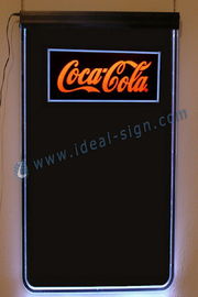 Leuchtstoff geführte acrylsauerSchreibplatte/belichtete Menü-Brett mit Coca- Colalogo