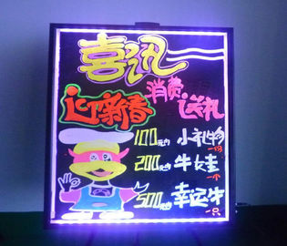Super helle löschbare LED Schreibplatten RGB für Nahrungsmittelmenü 80 * 100cm