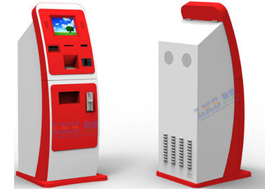 Weißer roter Bill-Zahlungs-Kiosk, UPS-Karten-Verkauf-Zufuhr, die Austausch Volchers-Gerät etikettiert