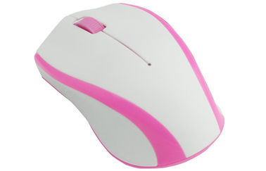 Weiße rosa optische drahtlose Maus 2.4GHz des Plug-and-Play-3D für den Desktop/Computer