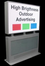 Kundengebundener Fall-Boden der digitalen Beschilderung im Freien, der für Schirm des Höhepunkt-LED steht