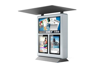 Kiosk der Selbstbedienungs-digitalen Beschilderung im Freien mit RFID-Kartenleser für Bus-/Tankstelle