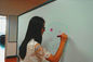 Das galvanisierte magnetische Blatt trocknen Löschen Whiteboard mit Matt-weißer Farbe