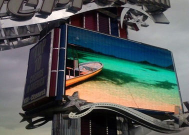 Farbenreiche große geführte AußenBildschirmanzeige p10 RGB führte Anzeigenbrett Miete SMD 3535