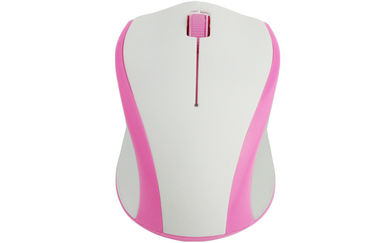 Weiße rosa optische drahtlose Maus 2.4GHz des Plug-and-Play-3D für den Desktop/Computer